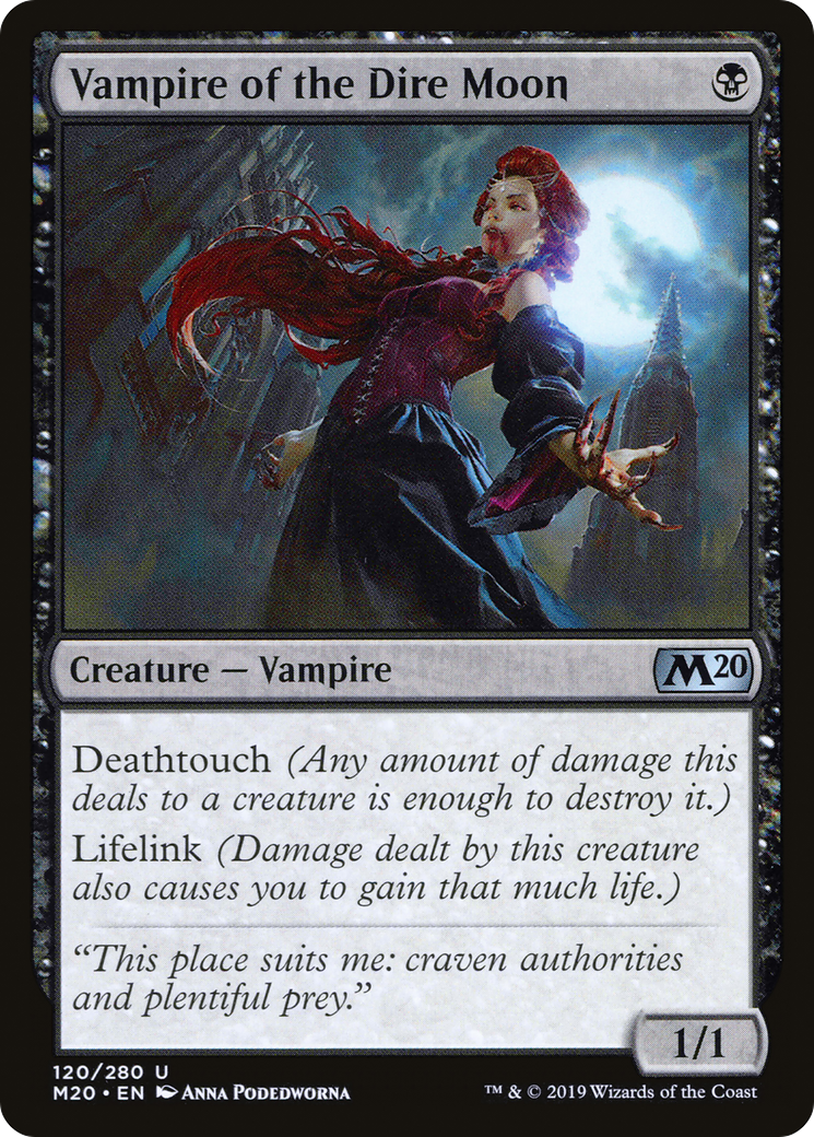 Vampire of the Dire Moon (M20-120)  Foil