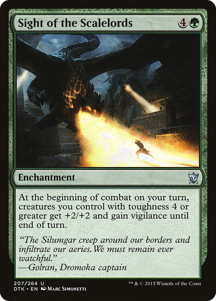 Sight of the Scalelords (DTK-207)  Foil