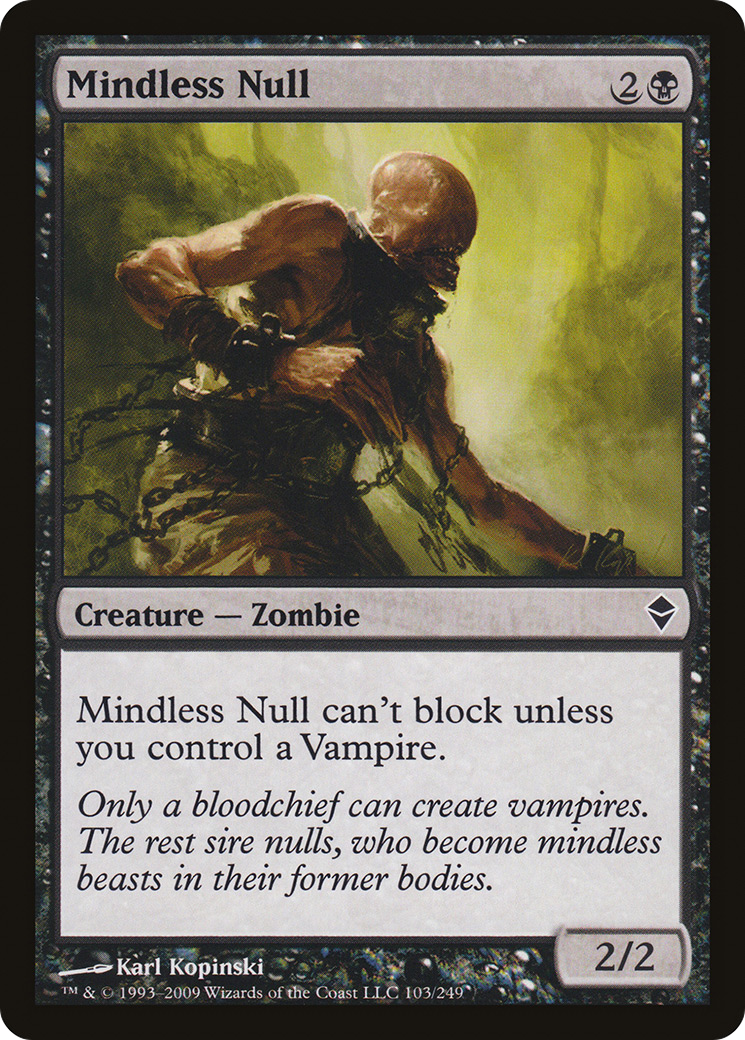 Mindless Null (ZEN-103)  Foil