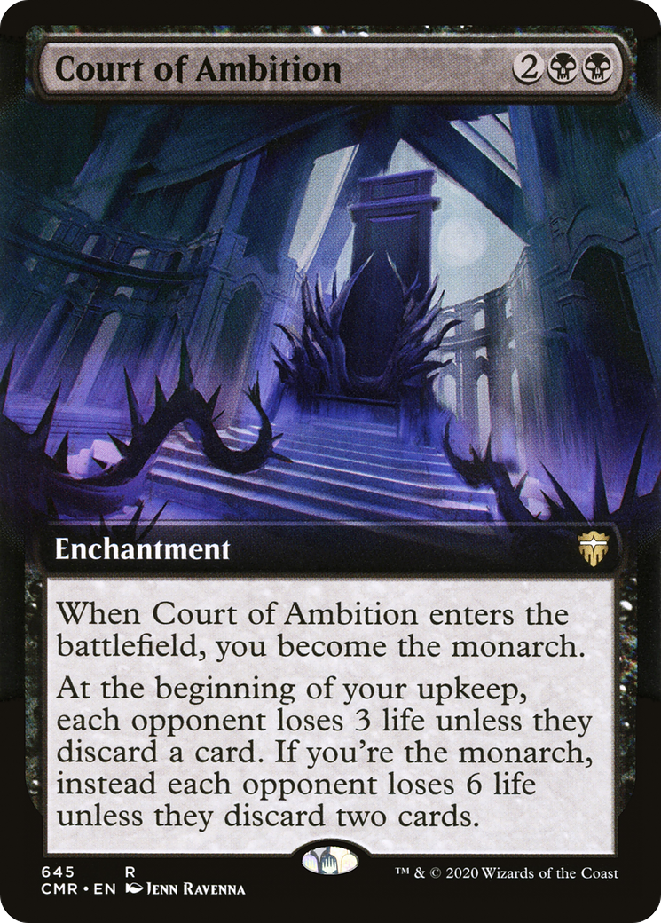 Court of Ambition (Extended Art) (CMR-645)  Foil