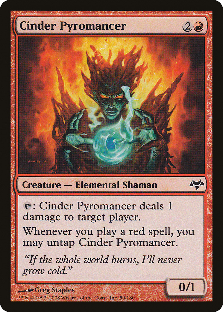 Cinder Pyromancer (EVE-050)  Foil