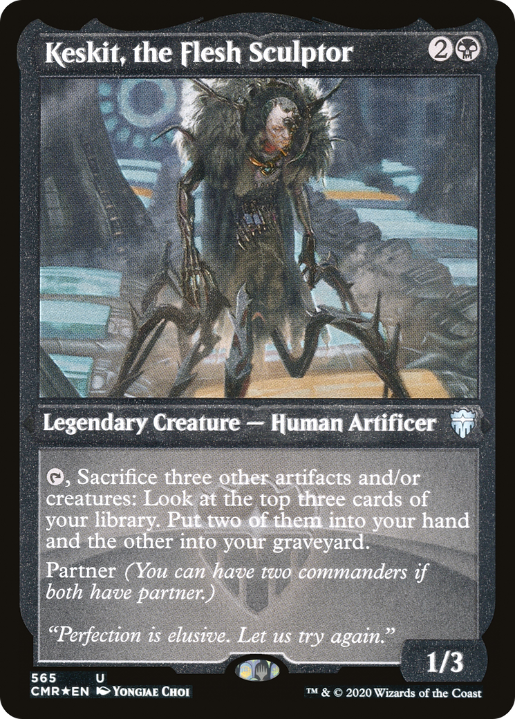 Keskit, the Flesh Sculptor (Foil Etched) (CMR-565)  Foil