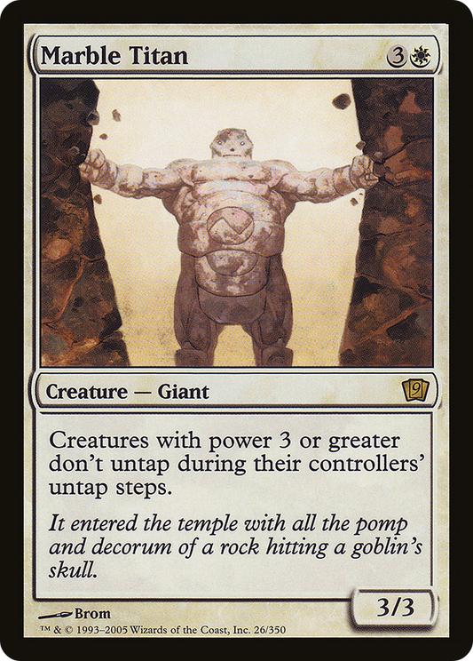 Marble Titan (9ED-026)  Foil