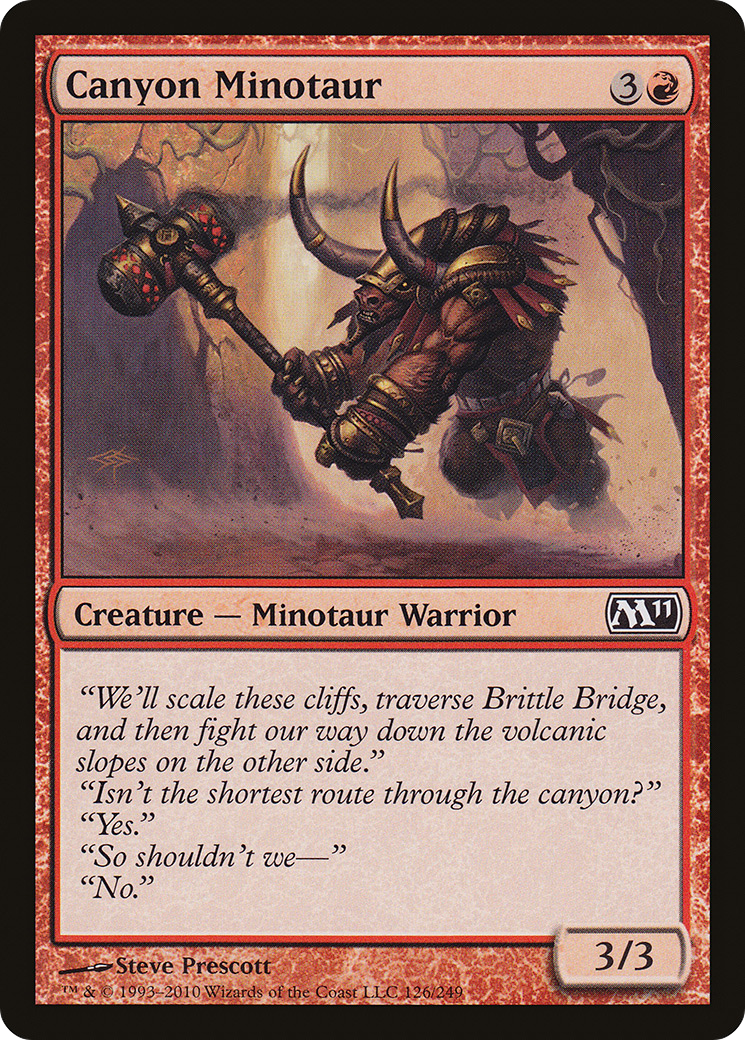 Canyon Minotaur (M11-126)  Foil