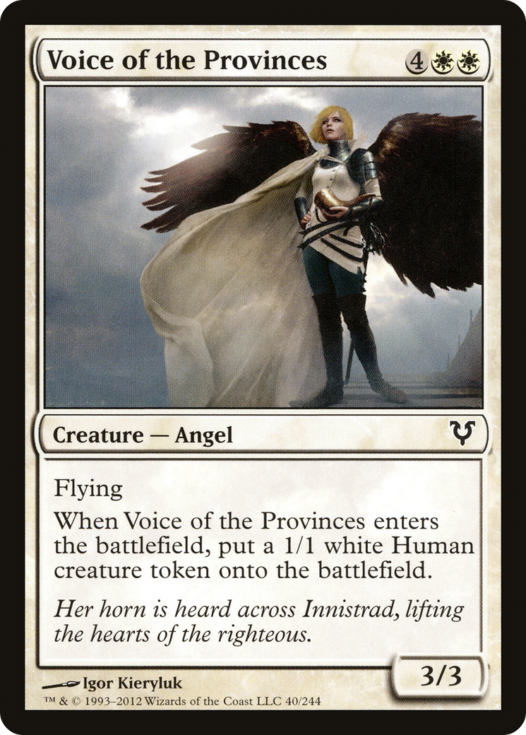 Voice of the Provinces (AVR-040)  Foil
