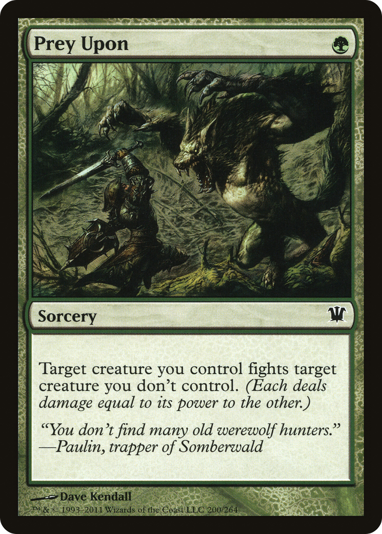 Prey Upon (ISD-200)  Foil