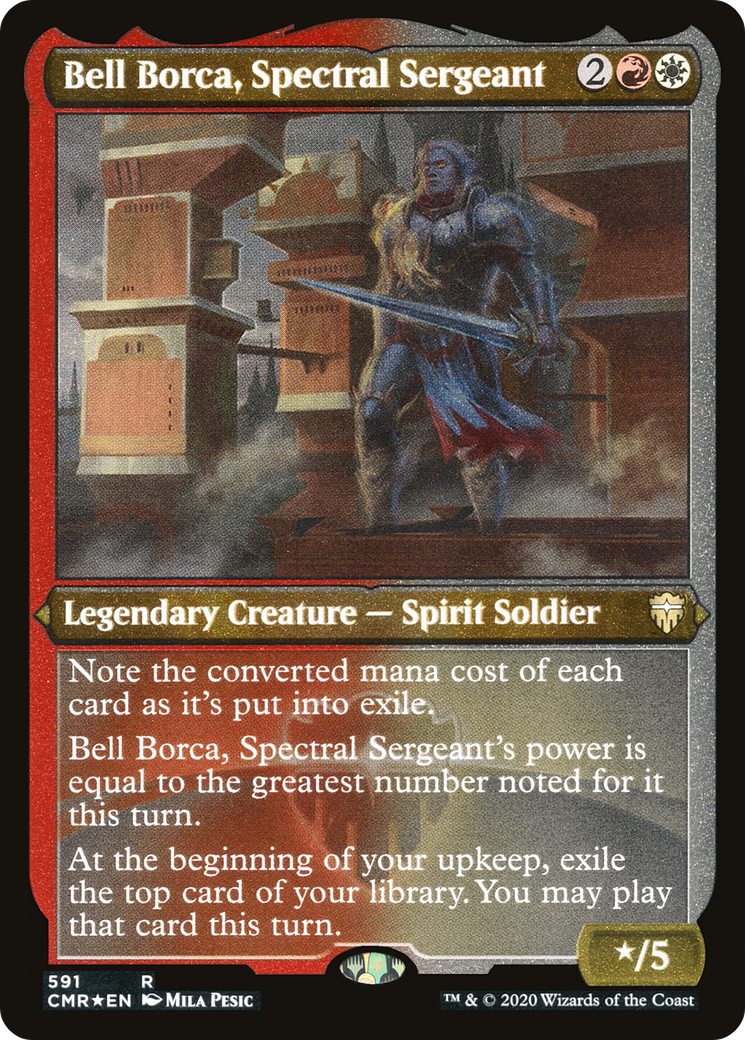 Bell Borca, Spectral Sergeant (Foil Etched) (CMR-591)  Foil