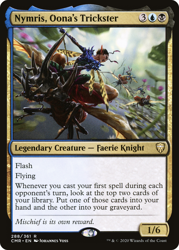 Nymris, Oona's Trickster (CMR-288)  Foil