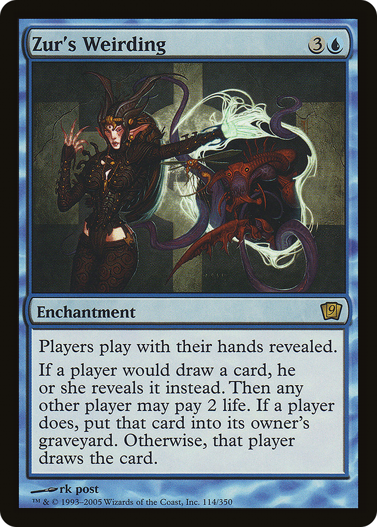 Zur's Weirding (9ED-114)  Foil