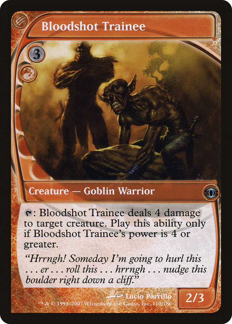 Bloodshot Trainee (FUT-110)  Foil