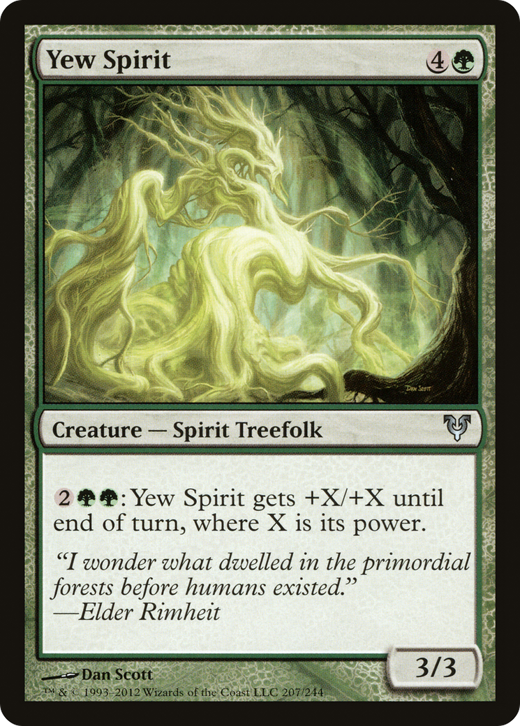Yew Spirit (AVR-207)  Foil