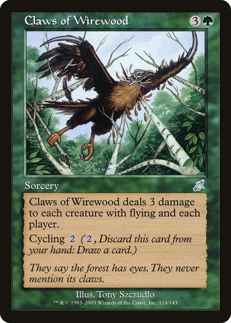 Claws of Wirewood (SCG-114)  Foil