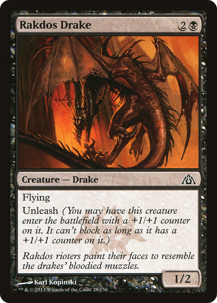 Rakdos Drake (DGM-028)  Foil