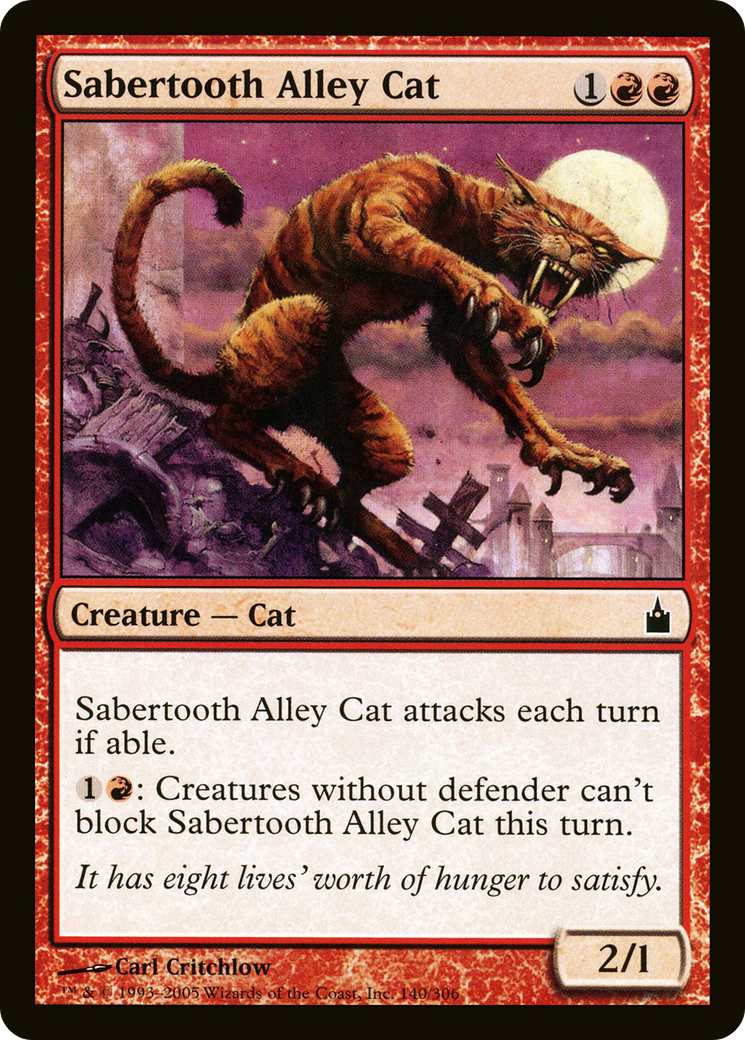 Sabertooth Alley Cat (RAV-140)