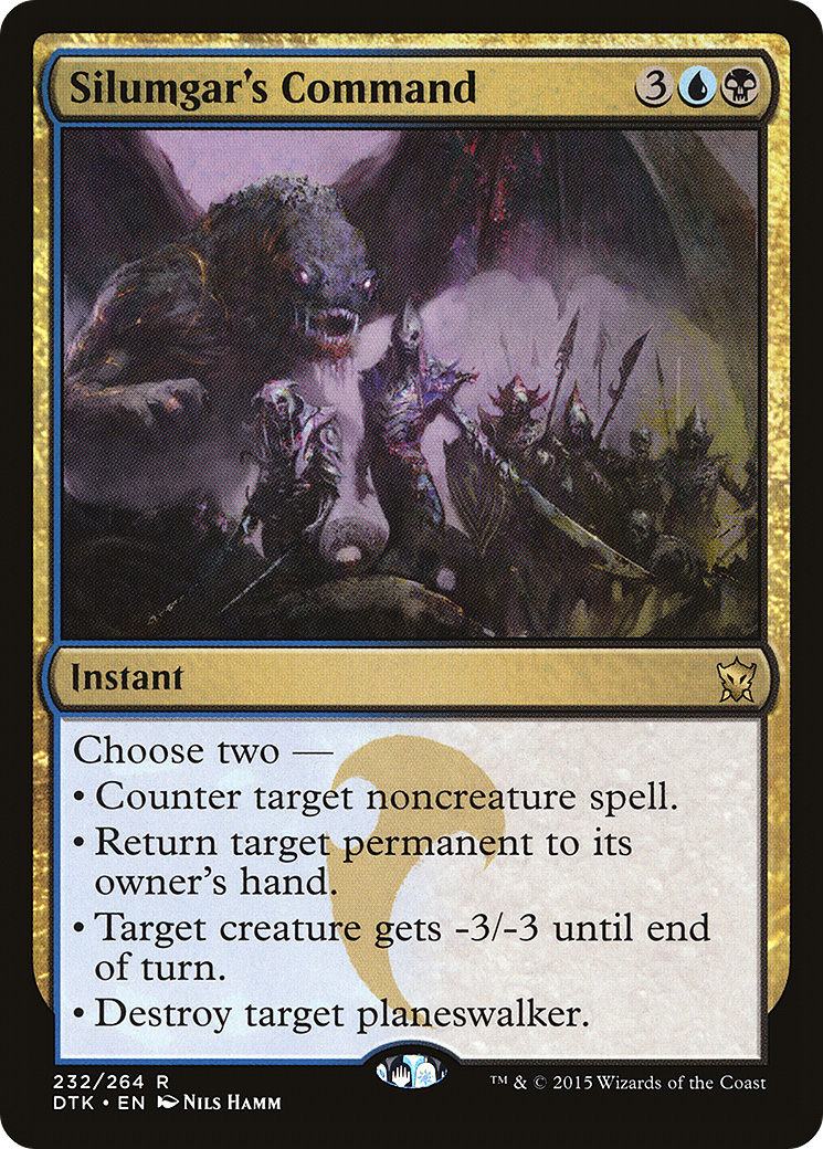 Silumgar's Command (DTK-232)  Foil