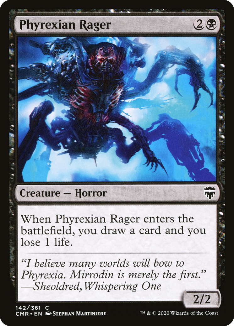 Phyrexian Rager (CMR-142)  Foil