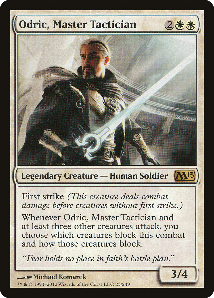 Odric, Master Tactician (M13-023)  Foil