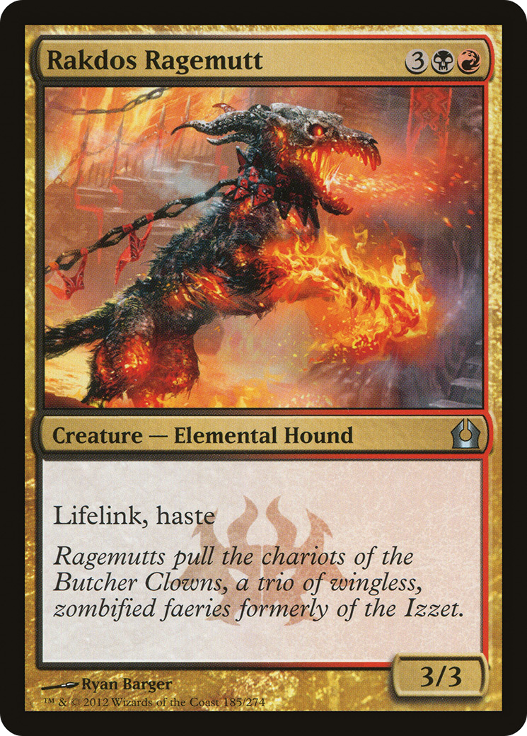 Rakdos Ragemutt (RTR-185)  Foil