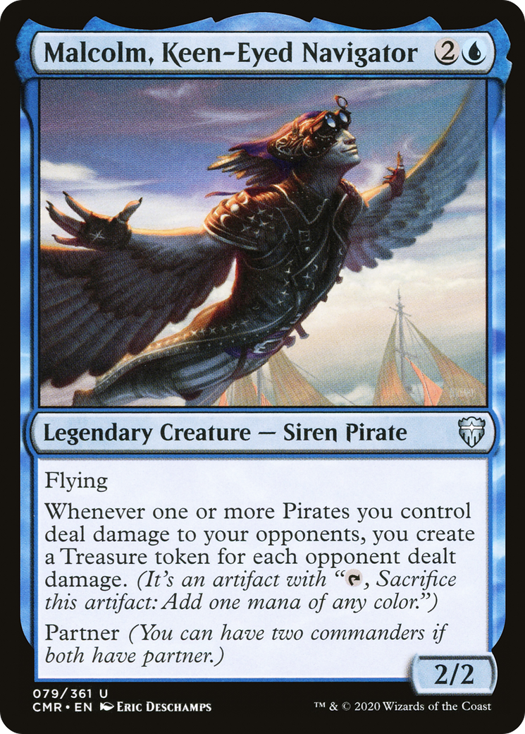 Malcolm, Keen-Eyed Navigator (CMR-079)  Foil