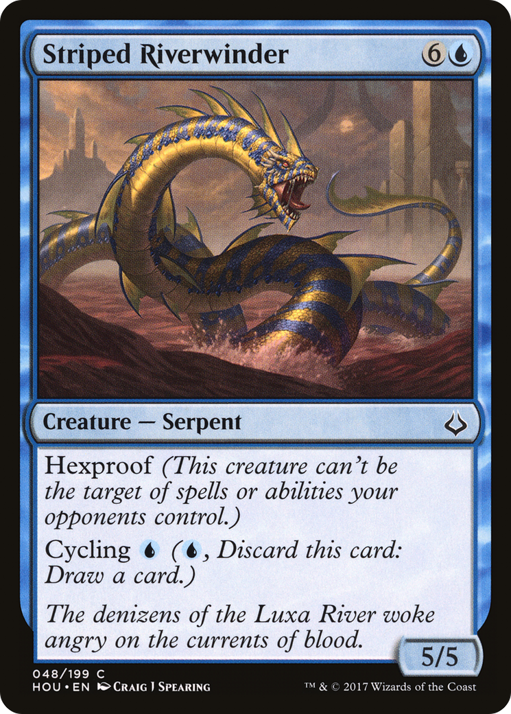 Striped Riverwinder (HOU-048)  Foil