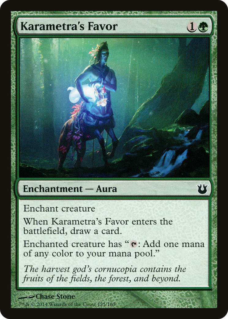 Karametra's Favor (BNG-125)  Foil