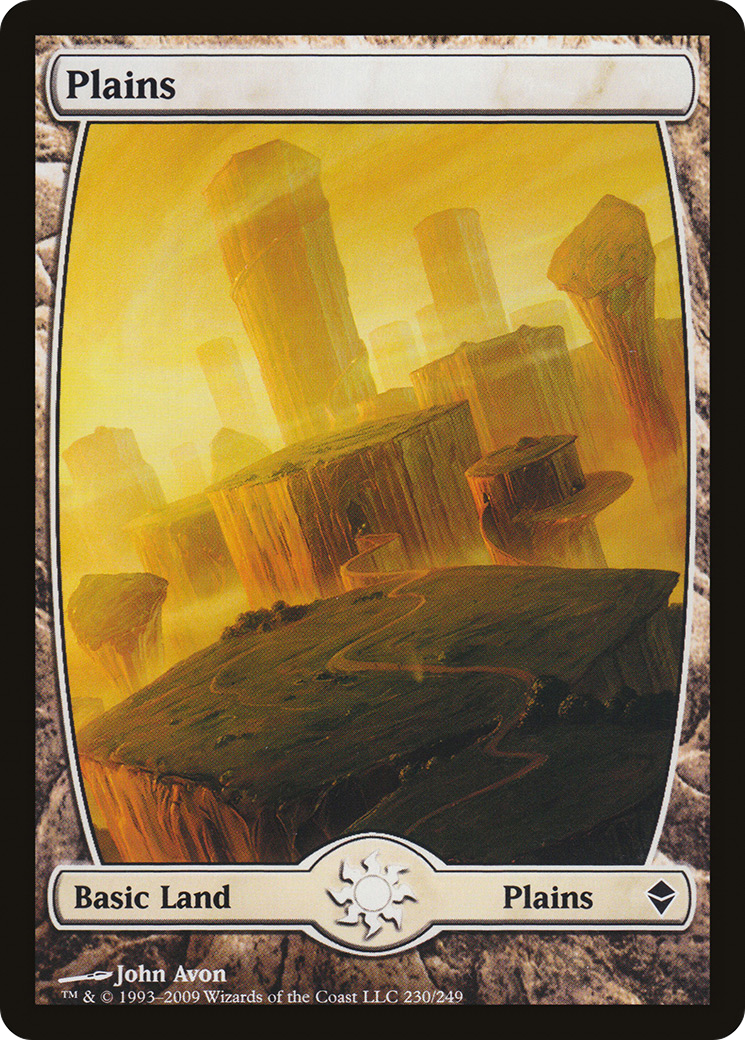 Plains (230) - Full Art (ZEN-230)  Foil