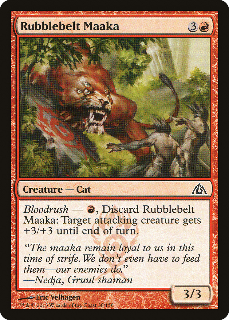 Rubblebelt Maaka (DGM-038)  Foil