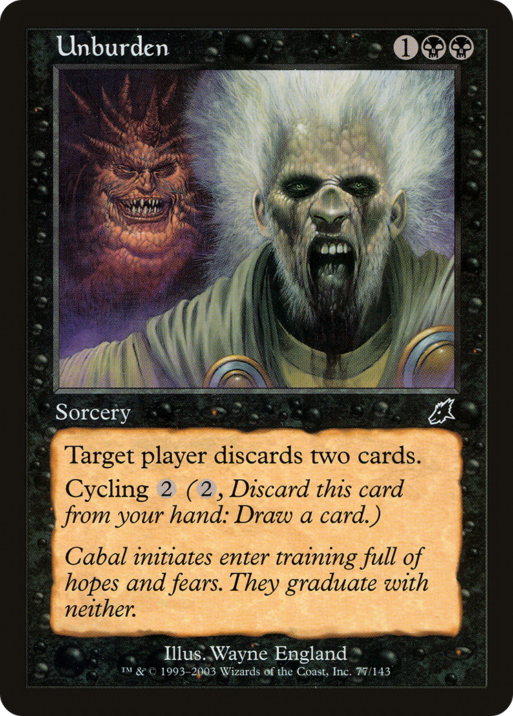 Unburden (SCG-077)  Foil