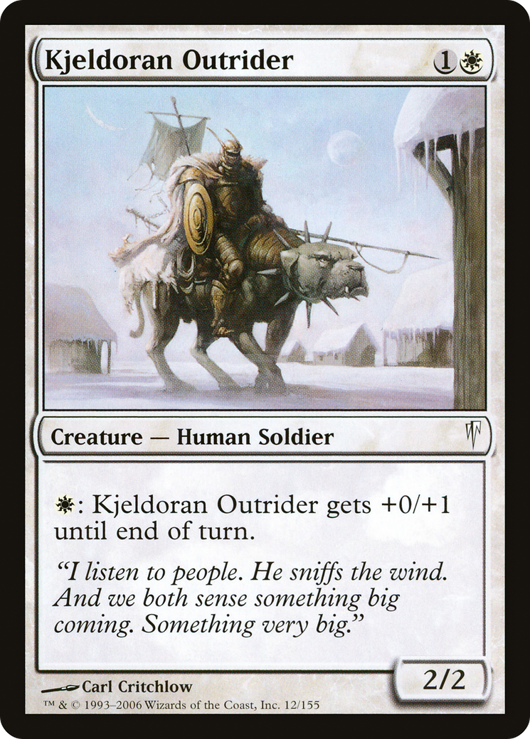 Kjeldoran Outrider (CSP-012)  Foil
