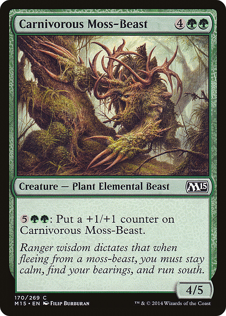 Carnivorous Moss-Beast (M15-170)  Foil