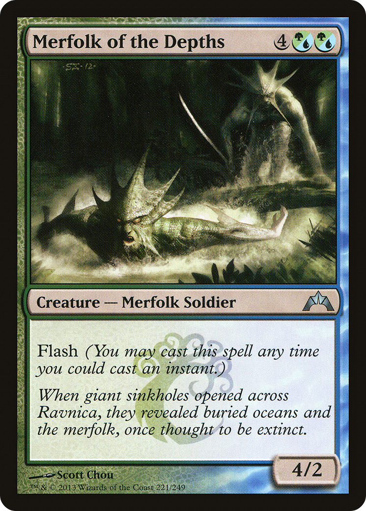 Merfolk of the Depths (GTC-221)  Foil