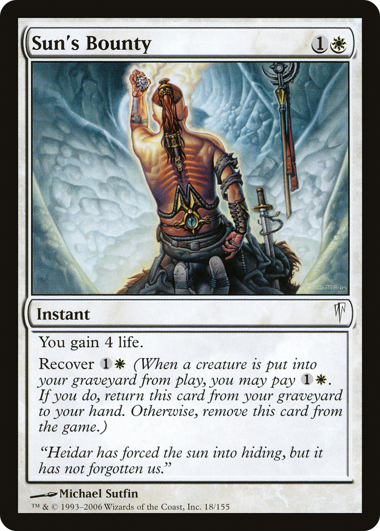 Sun's Bounty (CSP-018)  Foil