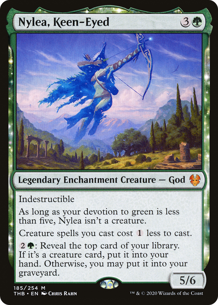 Nylea, Keen-Eyed (THB-185) - Theros Beyond Death: (enchantment) Foil