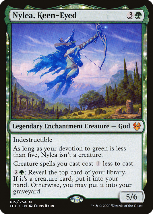 Nylea, Keen-Eyed (THB-185) - Theros Beyond Death: (enchantment) Foil