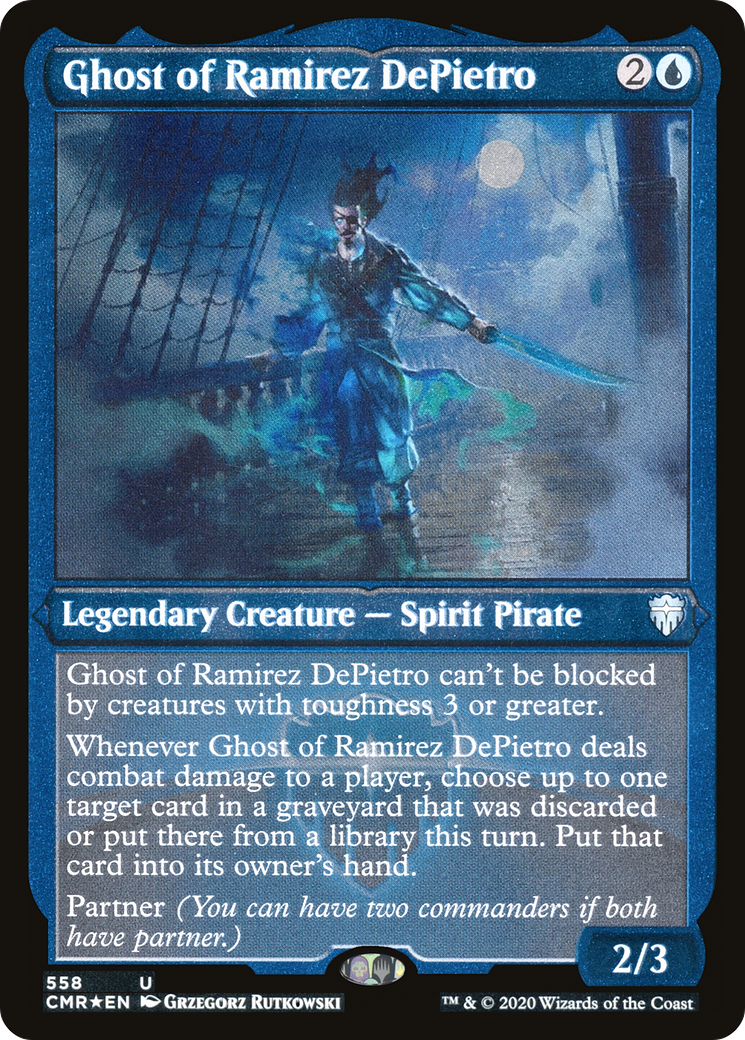 Ghost of Ramirez DePietro (Foil Etched) (CMR-558)  Foil