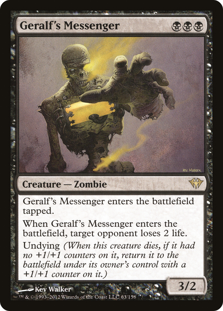 Geralf's Messenger (DKA-063)  Foil