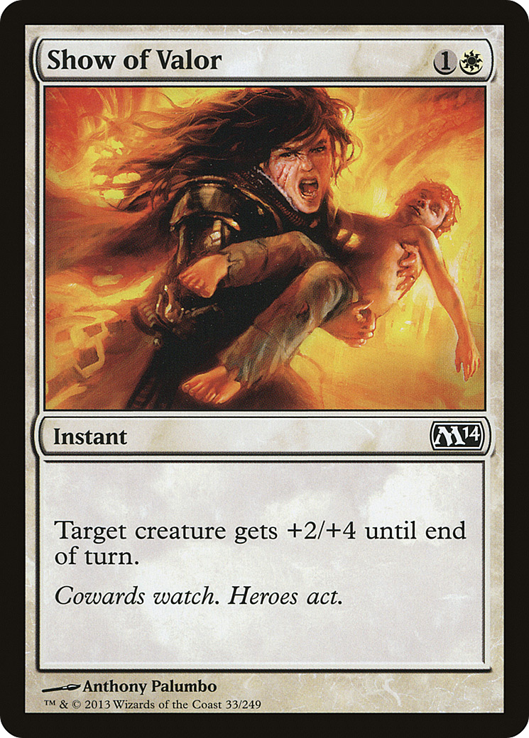 Show of Valor (M14-033)  Foil