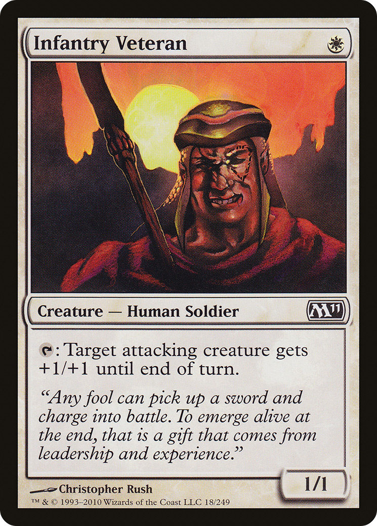 Infantry Veteran (M11-018)  Foil