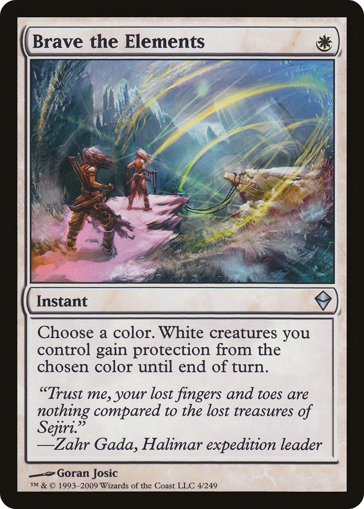Brave the Elements (ZEN-004)  Foil