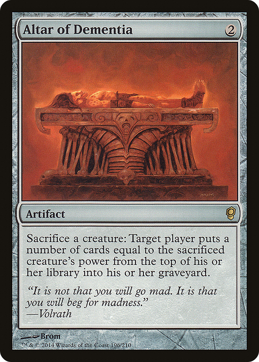 Altar of Dementia (CNS-196)  Foil
