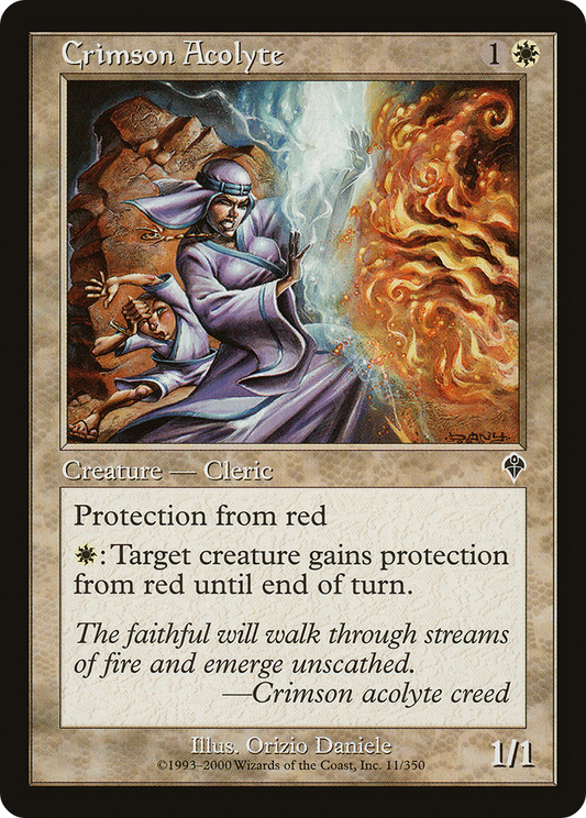 Crimson Acolyte (INV-011)  Foil