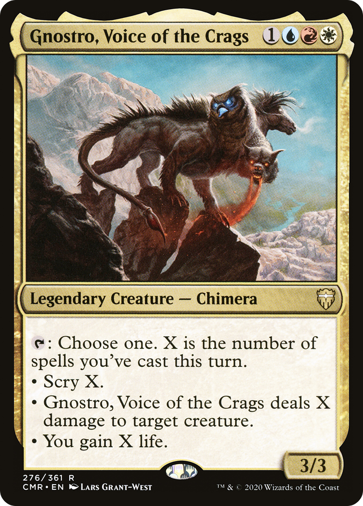 Gnostro, Voice of the Crags (CMR-276)  Foil