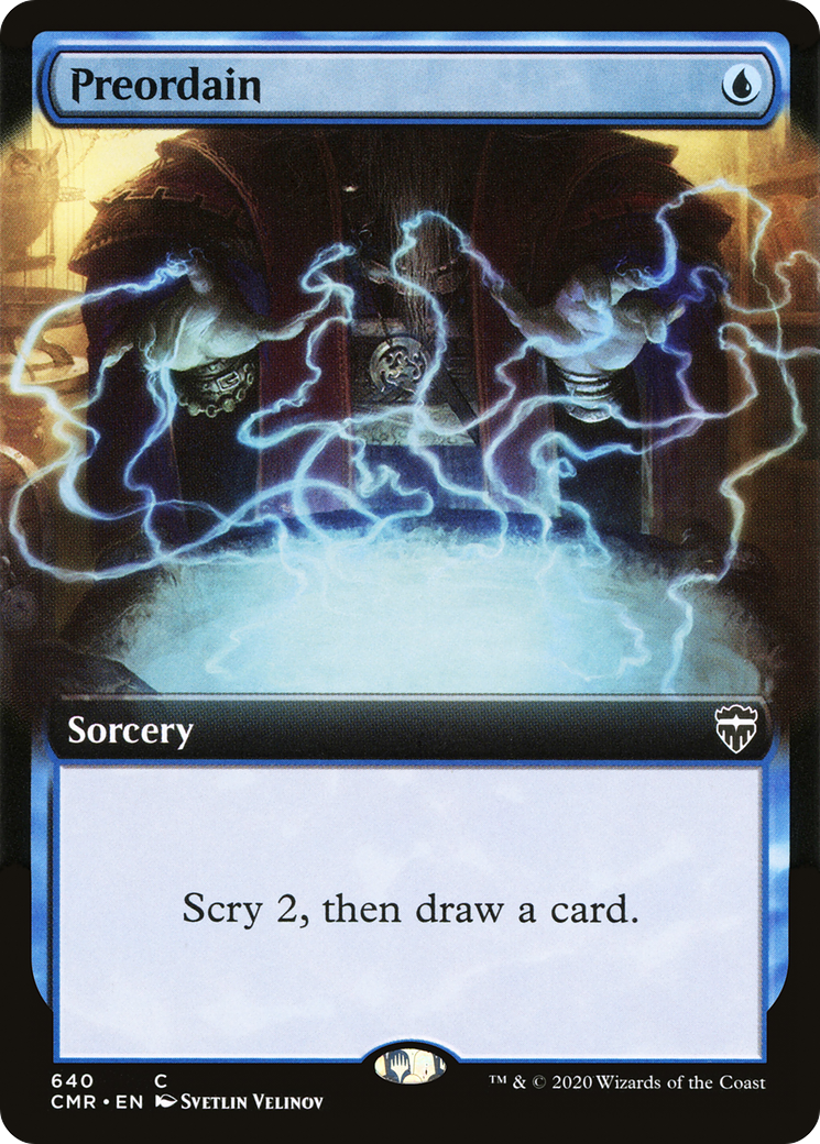 Preordain (Extended Art) (CMR-640)