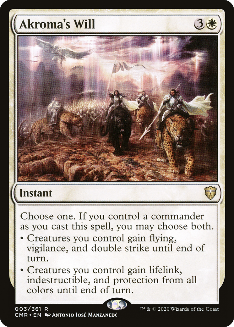Akroma's Will (CMR-003)  Foil