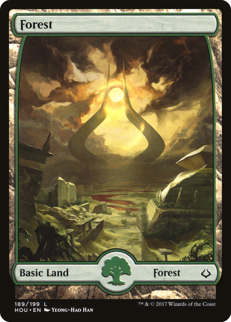 Forest (189) - Full Art (HOU-189)  Foil