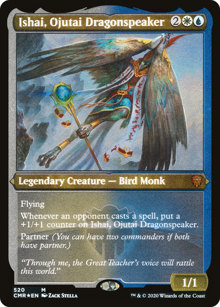 Ishai, Ojutai Dragonspeaker (Foil Etched) (CMR-520)  Foil