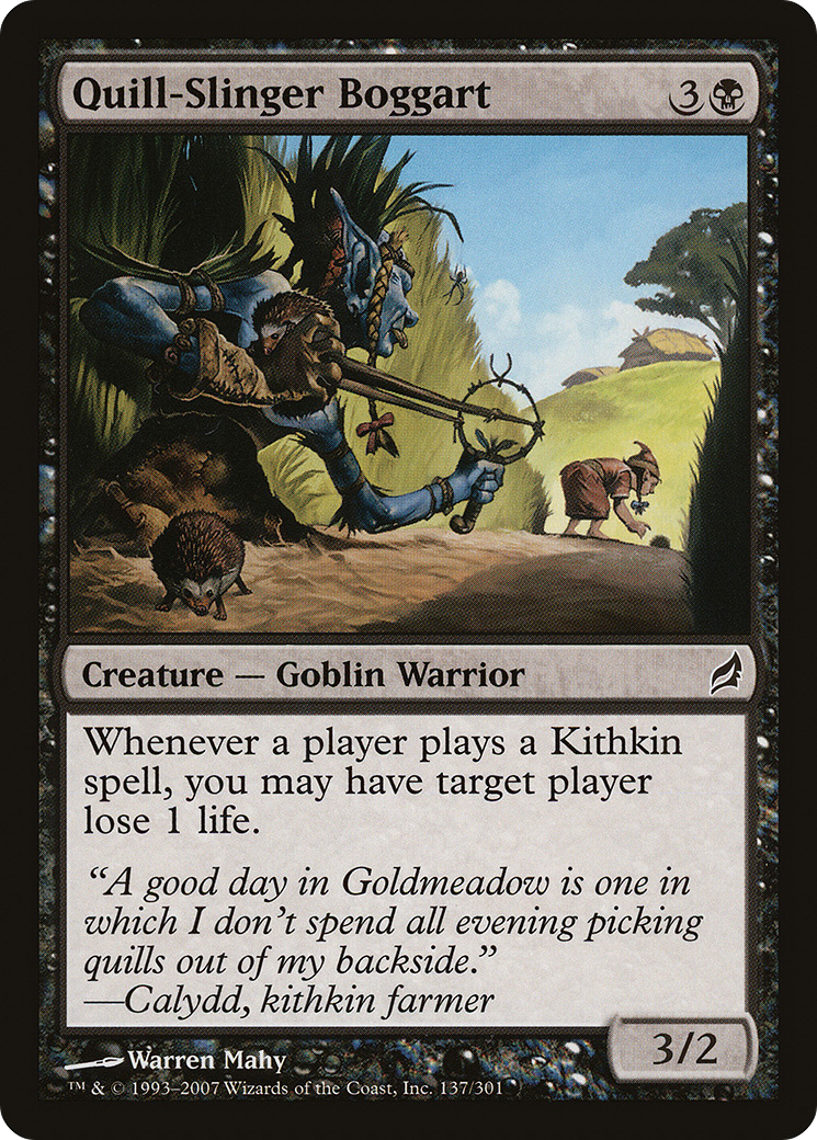 Quill-Slinger Boggart (LRW-137)  Foil