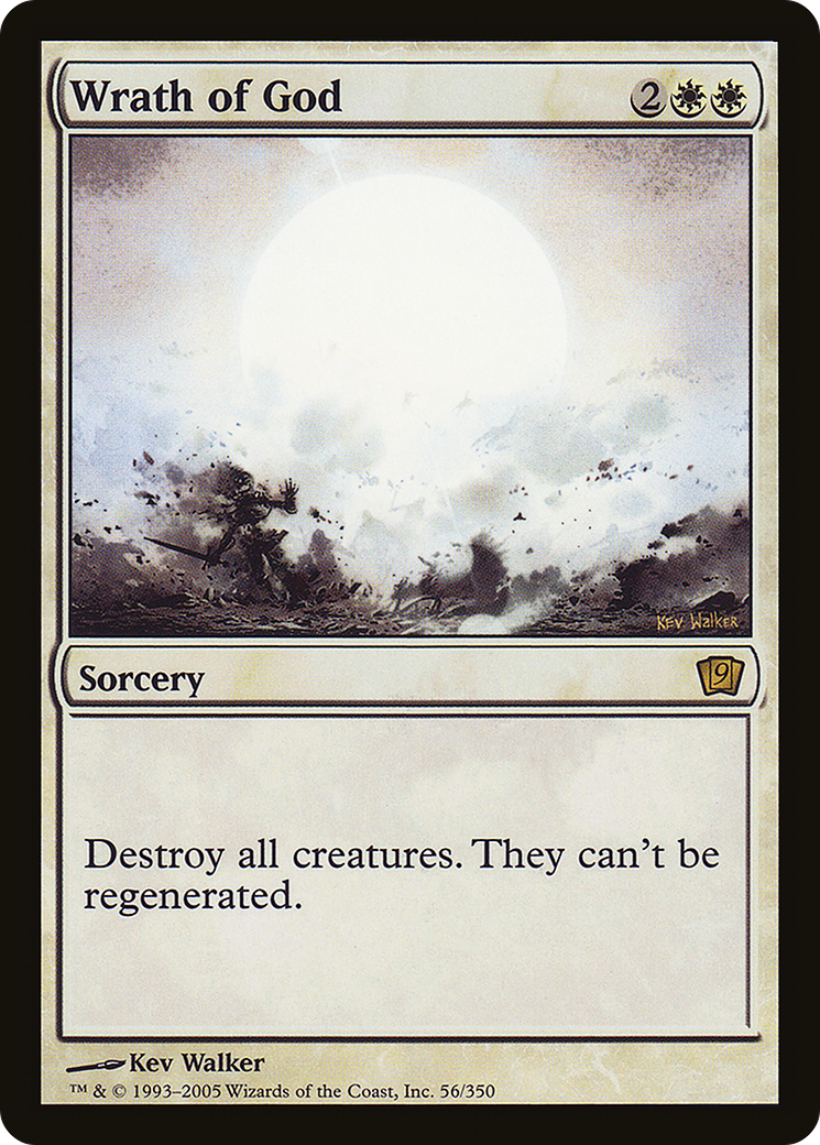 Wrath of God (9ED-056)  Foil