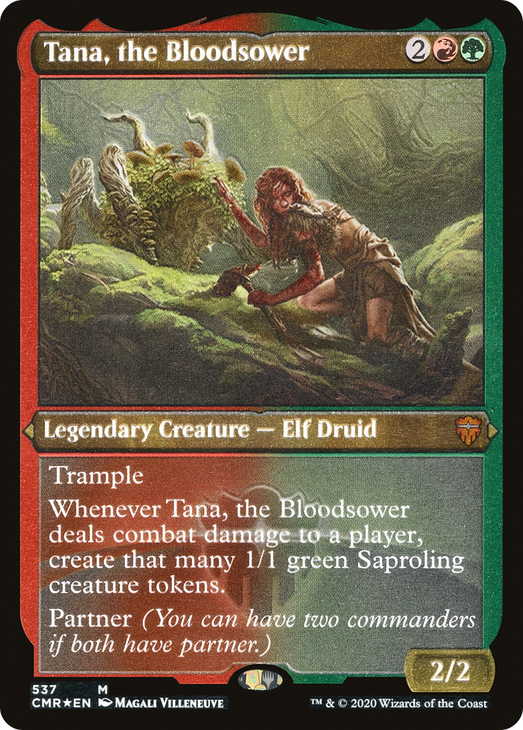 Tana, the Bloodsower (Foil Etched) (CMR-537)  Foil