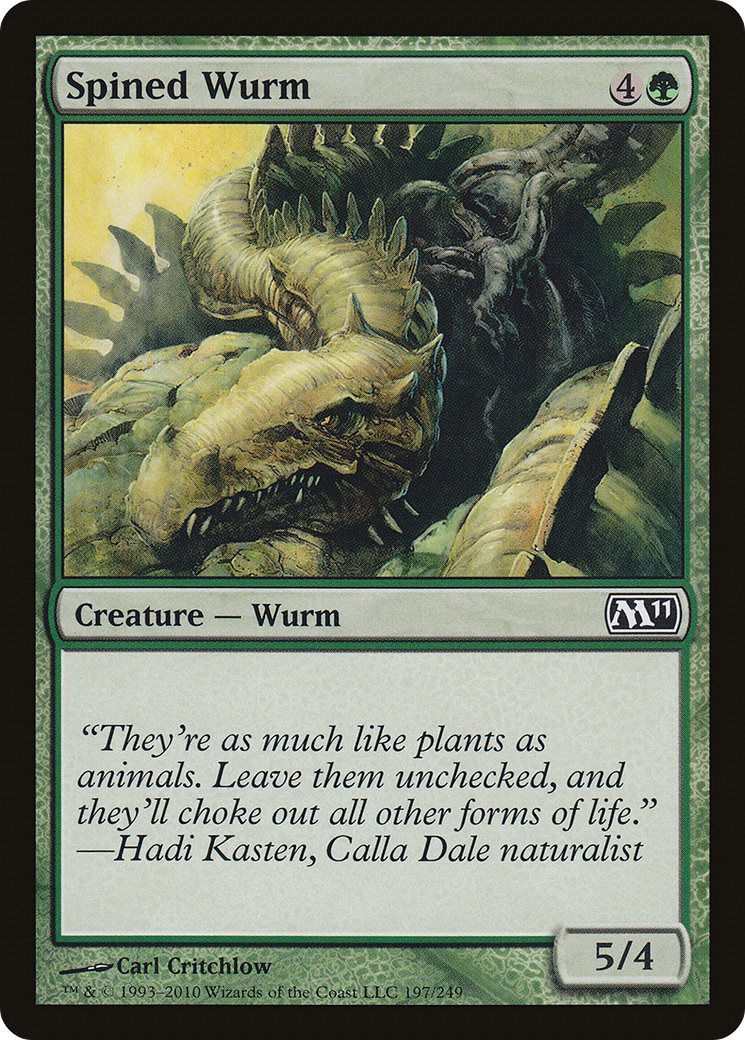 Spined Wurm (M11-197)  Foil